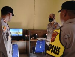 Tingkatkan Pelayanan Respon Cepat, Kapolres Banjar Cek Ruangan Call Centre 110