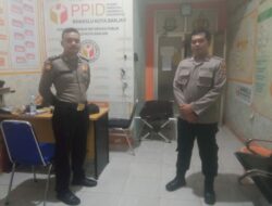 Polres Banjar Selalu Siap Siaga Berikan Kantor Bawaslu Kota Banjar