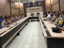 Kapolres Banjar Sambut Kapolda Jabar Dalam Rangka Kunjungan Kerja dan Sampaikan Arahan