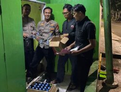 Dalan Rangka Operasi Pekat Lodaya, Polres Banjar Berhasil Sita Puluhan Botol Minuman Beralkohol