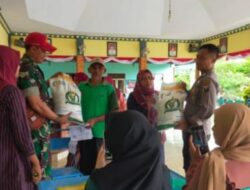 Kompaknya Babinsa dan Bhabinkamtibmas Salamrejo dalam Mendukung Pendistribusian Bantuan Pangan Cadangan Beras Pemerintah