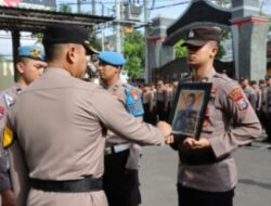 Polres Tulungagung Gelar Upacara PTDH Satu Oknum Anggotanya Yang Telah Melanggar Kode Etik Polri
