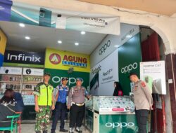 Patroli Sinergis TNI/Polri Pusat Perbelanjaan dan Keramaian