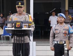 Kapolres Banjar Pimpin Apel Kesiapan Pengamanan Malam Takbir