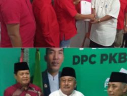 Pendaftaran H. Akhmad Jajuli Bakal Calon Bupati Lebak Periode 2025-2030 Didampingi Keluarga dan Timsesnya