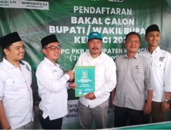 Monadi Murasman, Kandidat Kuat Calon Bupati Kerinci Secara Resmi Daftar Di Sekretariat DPC PKB Kabupaten Kerinci