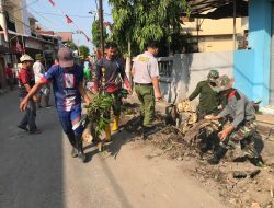 Melalui Karya Bakti Daerah Tahap I TA. 2024 Koramil 04/Jebres Pelopori Semangat Gotong Royong