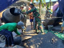 Melalui Karya Bakti Daerah, Koramil 04/Jebres Wujudkan Kemanunggalan TNI Dengan Rakyat
