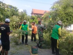 Kerja Bakti Dan Pembersihan Babinsa Keprabon Bersama Tim Saberling Menyasar Lapangan Pamedan Mangkunegaran