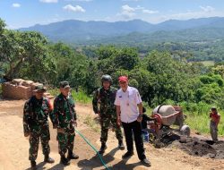 TMMD Sengkuyung Tahap II Kodim 0728/Wonogiri Garap Jalan Antar Dusun Sepanjang 1.000 Meter