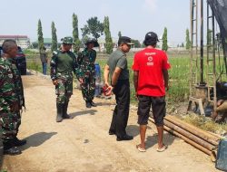 Dansatgas TMMD Reguler Ke-120 Kodim 0726/Sukoharjo, Tinjau Pembangunan Sasaran Fisik Sumur Bor