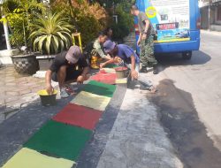 Jelang Penutupan Karya Bakti Daerah Tahap I TA. 2024 Koramil 04/Jebres Bersama Masyarakat Genjot Pengerjaan Finishing