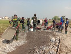 Berjalan Dengan Lancar, Memasuki Hari Ke-7 Betonisasi Jalan Telah Mencapai 25%