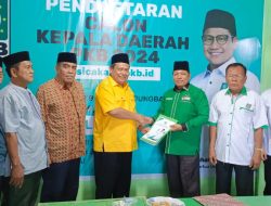 Rolel Harahaf Daftar Calon Walikota, Syaiful Syafri Dukung Berpasangan Dengan Ketua DPC PKB Tg. Balai