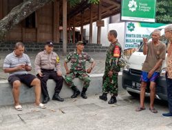 Pelihara Kondusifitas Wilayah, Babinsa Nusukan Aktif Lakukan Patroli Dan Sambang Warga Binaan