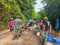 TMMD Satukan Elemen Masyarakat Desa