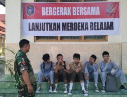 Rajin Belajar Dan Jauhi Narkoba, Ini Pesan Babinsa Kepatihan Kulon Saat Berkunjung Ke SMPN 26 Surakarta