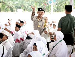 Kapolres Serdang Bedagai Menghadiri Tepung Tawar Jamaah Haji Kabupaten Serdang Bedagai