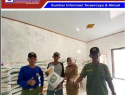 Penyaluran Bantuan Pangan 1014 KPM Desa Gebang Kecamatan Teluk Pandan Kabupaten Pesawaran