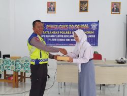 AKP. Rio Renaldy Siregar, S.TK., S.IK Beri Edukasi Tentang Lalu Lintas Melalui Kegiatan POLICE GO TO SCHOOL di MAN 1 Sarolangun