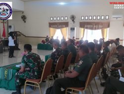 Danrem 162/WB, Ingatkan Personel TNI dan PNS Jajarannya Jauhi Narkoba