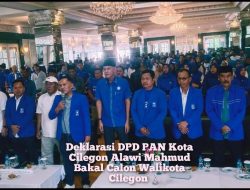 Deklarasi Alawi Mahmud Maju Sebagai Calon Walikota Cilegon Di Dukung 6 Anggota DPRD Terpilih Optimis Mendapatkan Rekomendasi Dari DPP PAN