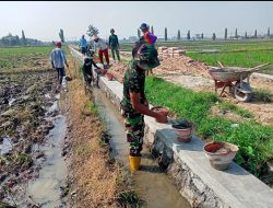 Satgas TMMD ke 120 Kodim 0726/Sukoharjo, Kerjakan Finishing Sasaran Talud