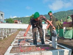 Peringati HUT Kodam XIV/HSN Ke-67, Kodim 1403/Palopo Ziarah Rombongan di TMP