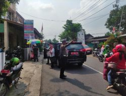 Maksimalkan Pelayanan Prima Sat Lantas Polsek Pataruman Lakukan Gatur Pagi.