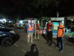 Unit Samapta Polsek Banjar Sambangi Tempat Rawan Kamtibmas di Malam Hari