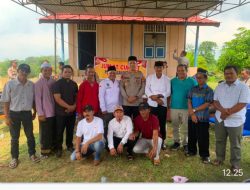 Kunjungi Desa Moenti, Kapolres Sarolangun Bahas Program Desa Anti Peti