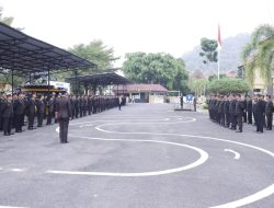 Peringati Hari Lahir Pancasila, Polres Banjar Melaksanakan Upacara Bendera