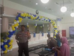 Sat Samapta Polres Banjar Berikan Pengamanan Di Kantor Perbankkan