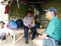 Dengan Humanis Bhabinkamtibmas Desa Neglasari Polsek Banjar Lakukan Silaturahmi Kamtibmas pada Warga Binaan