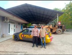 Unit Patroli Polsek Pataruman Ciptakan Keamanan dan Ketertiban di Bengkel alat berat