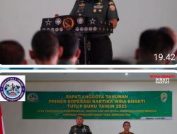 Danrem 162/WB Buka RAT Koperasi Kartika Wira Bhakti Tutup Buku 2023