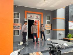 Pelihara Harkamtibmas Sat Samapta Polres Banjar Giat Patroli ke Kantor Bawaslu Kota Banjar