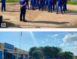 Sat Polair Polres Bangka Barat Laksanakan Kegiatan Sapu Bersih Sampah Pantai dan Laut Dengan Tema “WORLD OCEAN DAY”.