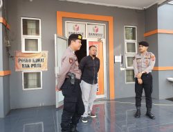 Cegah Gangguan Kamtibmas Sat Samapta Polres Banjar Giat Patroli Ke Kantor Bawaslu Kota Banjar