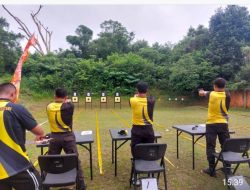 Polres Sarolangun Adakan Lomba Menembak Dalam Rangka Menyambut Hari Bhayangkara ke-78