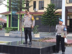 Kapolres Batu Bara Berikan Arahan Dan Penekanan Kepada Anggota Tindak Tegas Peredaran Narkoba Judi dan Geng Motor