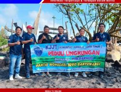 Peduli Lingkungan, KJJT Banyuwangi dan Pokdarwis Pawon Jaya Tanam Puluhan Cemara di Pantai Wonosari