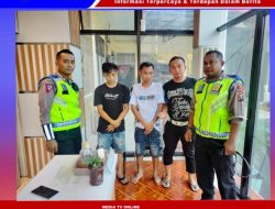 Anggota Satlantas Polres Jember Amankan Dua Pelanggar Yang Ternyata Kurir Sabu