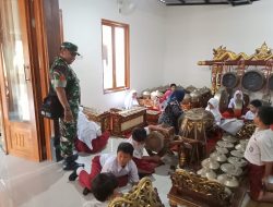 Peran Serta Babinsa Tegalharjo Dalam Pelestarian Budaya Karawitan Sejak Dini