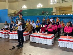 Kapolres Sarolangun Buka Turnamen Volly Ball Dalam Rangka HUT Bhayangkara ke-78