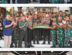 Puluhan Anggota Kodim Boyolali Datangi Mapolres Boyolali