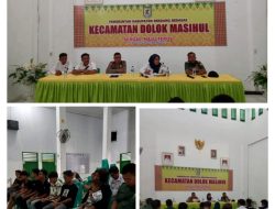 Forkopimcam Dolok Masihul Adakan Pembinaan Permasalahan Pelajar yang Terlibat Genk Motor di Wilkum Polsek Dolok Masihul.