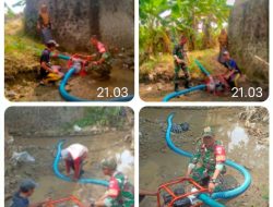 Babinsa Dan Penyuluh Pertanian Wonosegoro Jalankan Program Pompanisasi