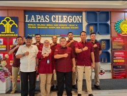 STAFF AHLI BIDANG SOSIAL KEMENKUMHAM RI, TINJAU KEGIATAN PEMBINAAN LAPAS CILEGON.