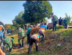 Koramil 02/Banjarsari Bersinergi Polri Dan Elemen Masyarakat Laksanakan Kerja Bakti di Hulu Kali Pepe